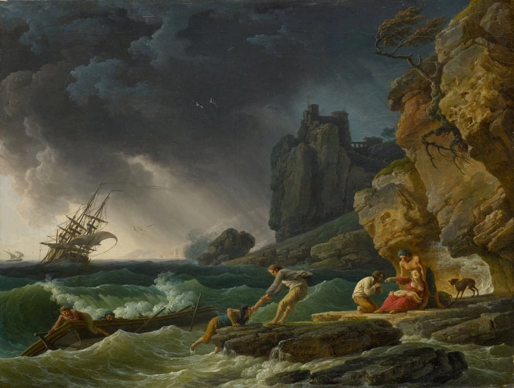  84-Mare in tempesta con naufragio - Kunstmuseum, Basilea, Svizzera 